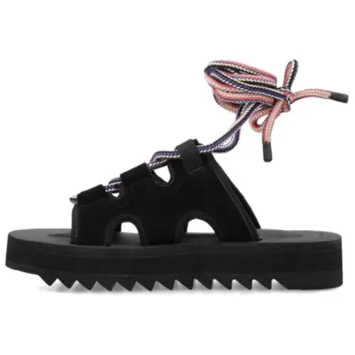 Suicoke Suede Stylish Sandal Men's Black