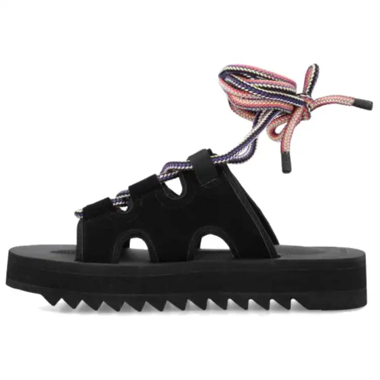 Suicoke Suede Stylish Sandal Men's Black