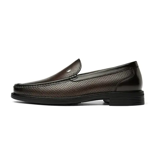 CARTELO Cow Leather Casual Shoes Men's Black