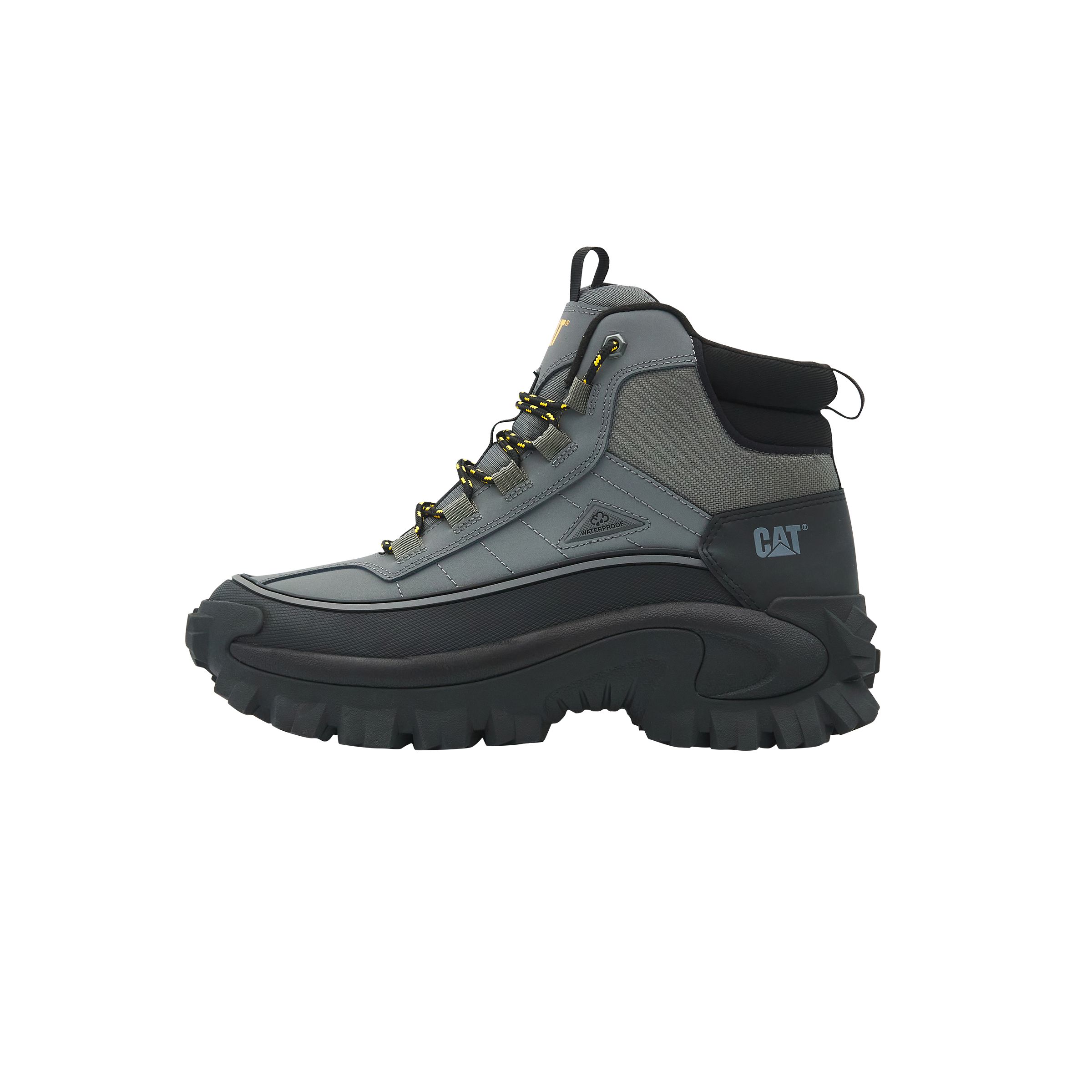 CAT Fabric High top Outdoor Shoes Unisex Gray