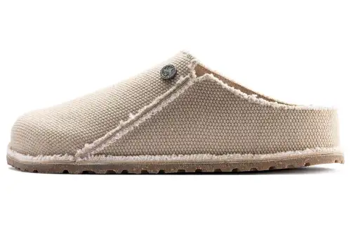Birkenstock Closed Toe Slippers Unisex Eggshell White Narrow
