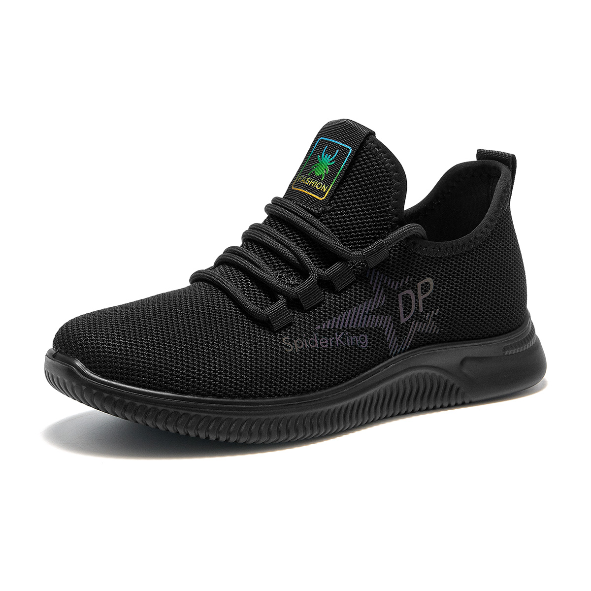 Spider King Fabric Low top Running Shoes Women’s Black