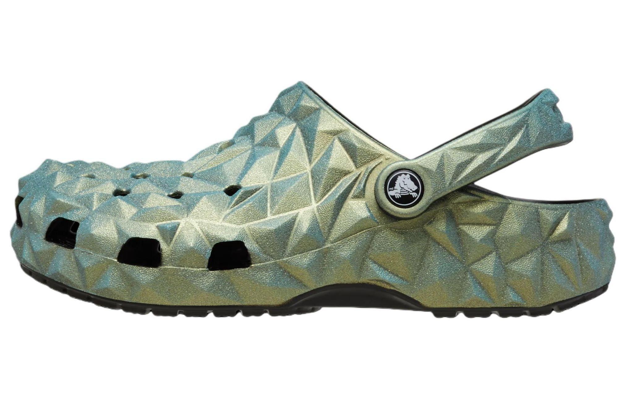 Сабо Crocs Geometric (зеленые)