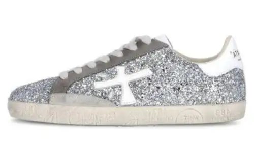 PREMIATA Steven Fabric Low top Skateboard Shoes Women's Silver