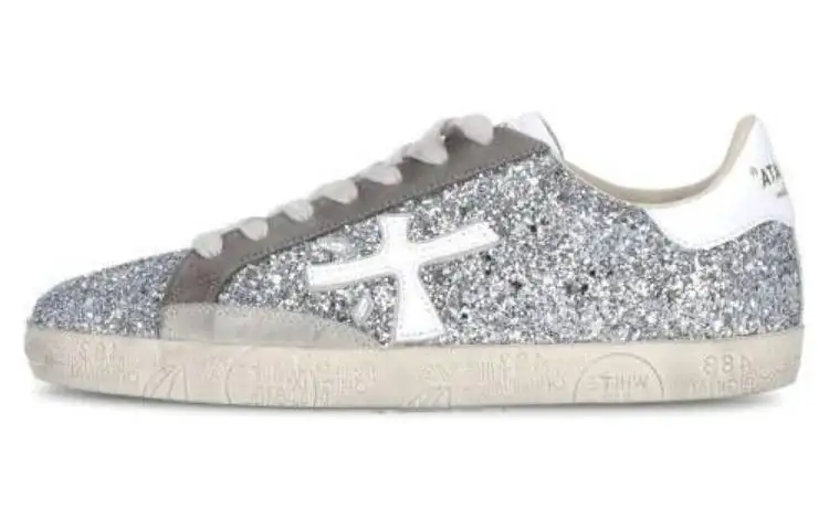 PREMIATA Steven Fabric Low top Skateboard Shoes Women's Silver