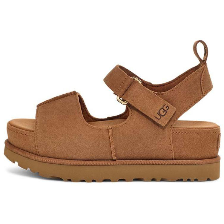 Женские сандалии UGG Goldenstar Hi (коричневые)