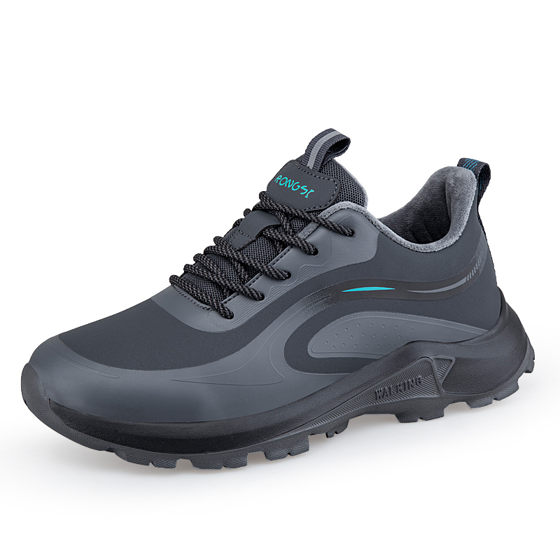 RONGSHI Winter Comfortable Versatile Fleece Lined Insulated Shoes For Middle Aged Adults, Everyday Walking Shoes