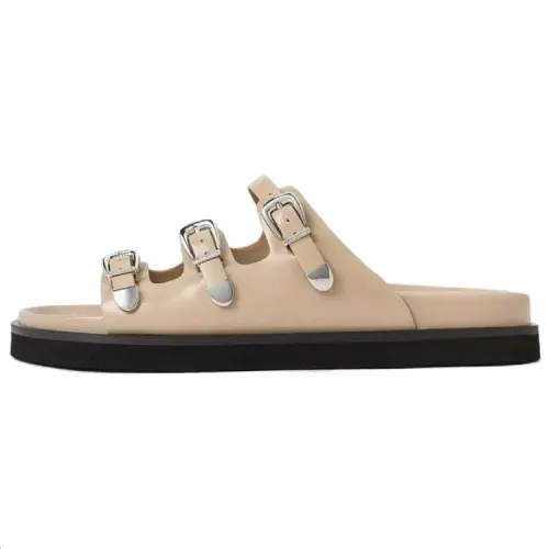 CHARLES&KEITH Fashion Trend Slip Resistant Slide Slippers Women's Sand