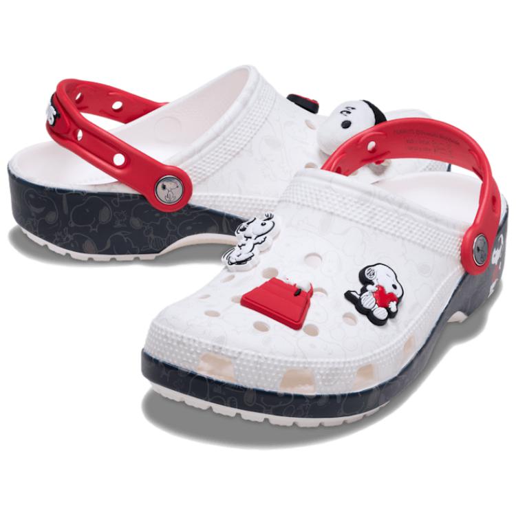 Crocs x PEANUTS Classic Clog Snoopy Clogs Unisex White