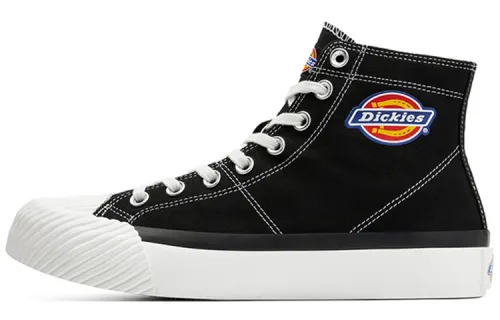 Dickies Canvas Shoes Unisex High Top Black