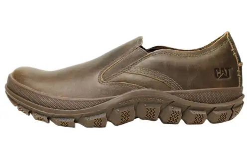 CAT Fused Slip On Slip Resistant Abrasion Resistant Low top Outdoor Shoes Men's Light Umber