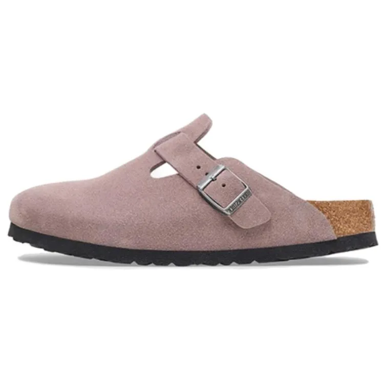 Boston Birkenstock Soft Footbed Narow 'Faded Purple'