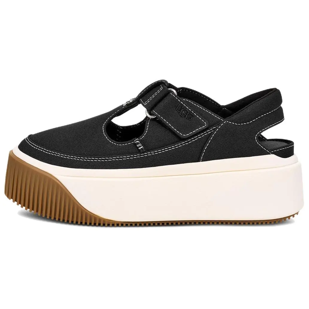 UGG EZ Duzzit Fashion Collection Fabric Comfortable Casual Shoes Women's Black