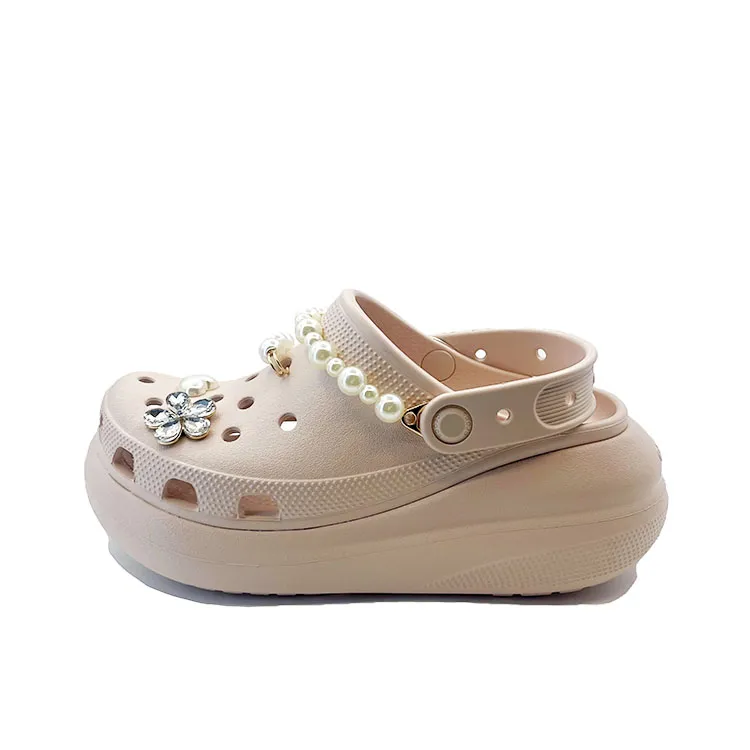 Crocs Galaxy Bead Chain EVA Clogs Unisex Pink