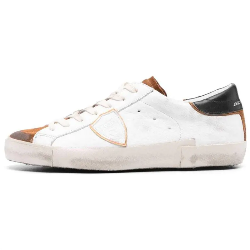 PHILIPPE MODEL Slip Resistant Low top Skateboard Shoes Men's White