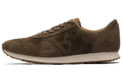 UGG Running Shoes Men's Low Top Dark Brown