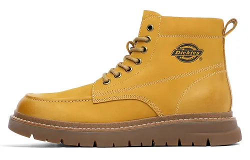 Dickies Cow Leather Crew Combat Boots Men's Brown