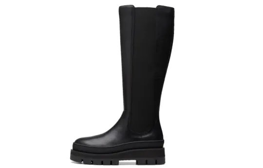 Clarks Knee High Boots High Boots Women's Black