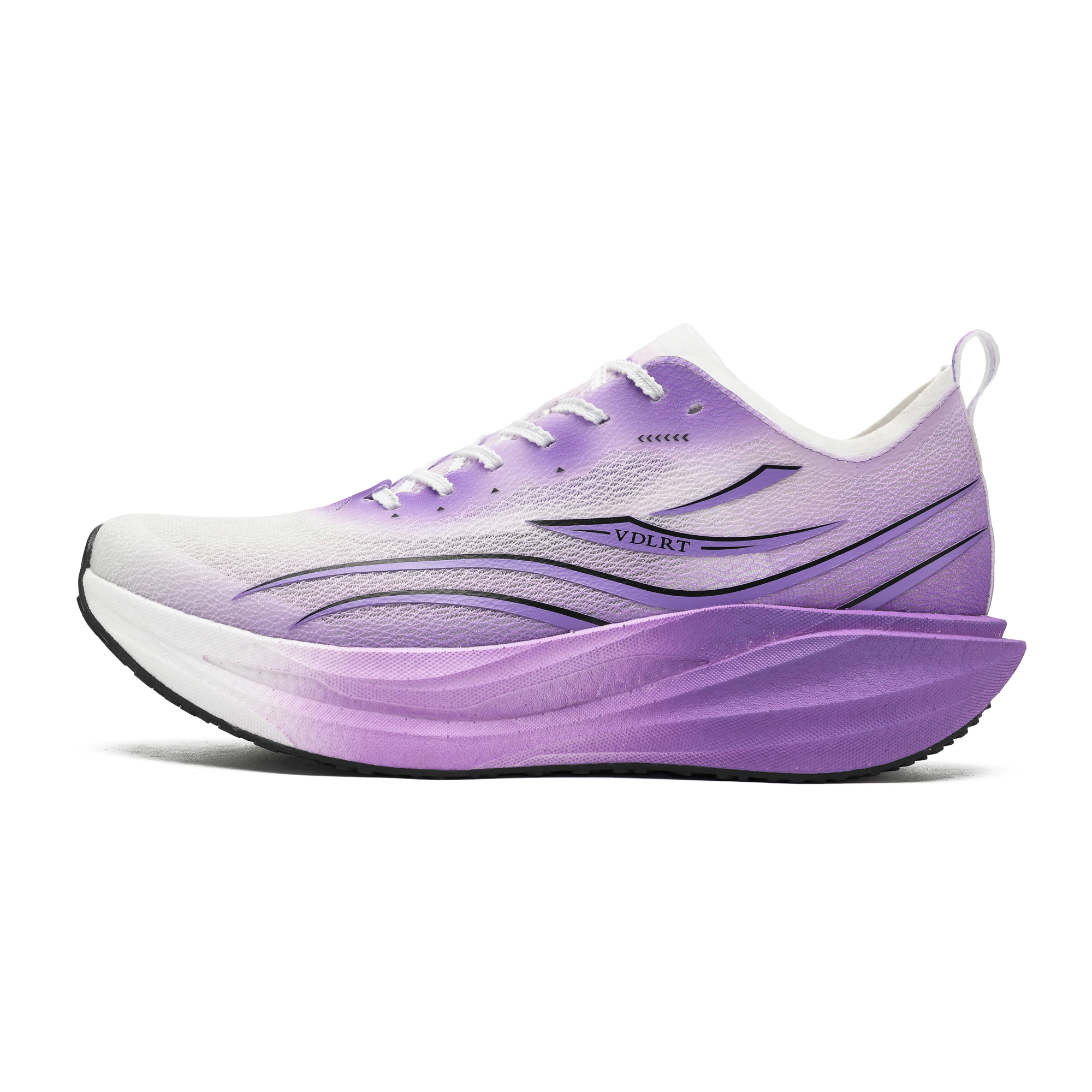 VDLRT Feixuan 5pro full-length carbon nylon plate shock-absorbing, wear-resistant, breathable, supportive, balanced, lightweight and resilient, low-top, casual marathon training, long-distance running, sprinting, physical test, physical examination, racing running shoes, same style for men and women, rose purple