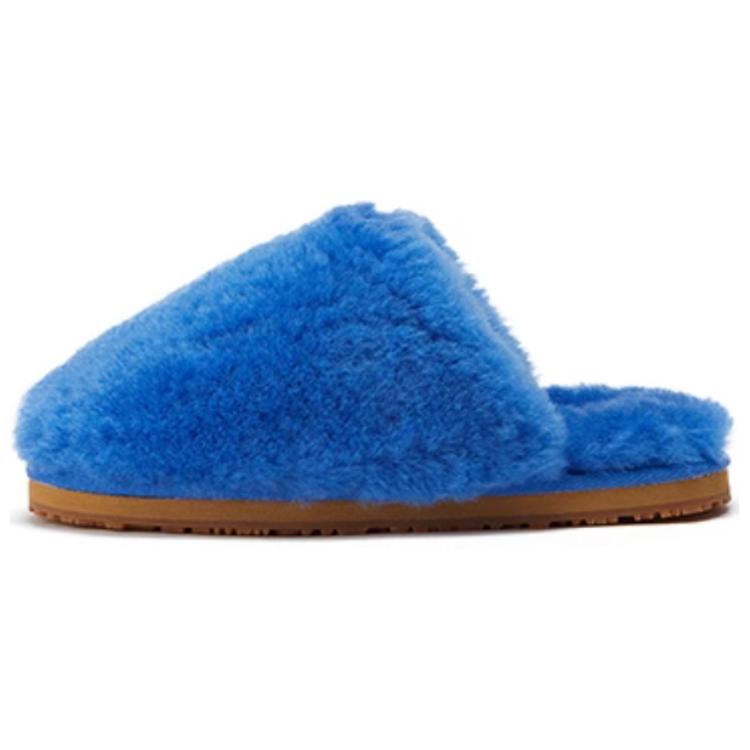 MOU EVA Rubber Sole Closed Toe Slippers Women's Blue
