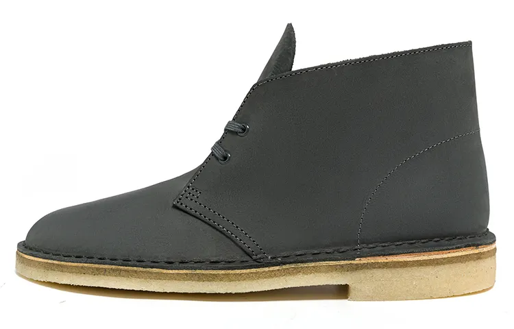 Clarks Combat Boots Men's Dark Gray