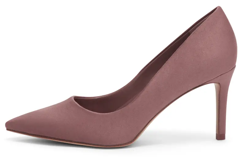 CHARLES&KEITH Pu Slim Heel High Heels 8cm Women's Fuchsia