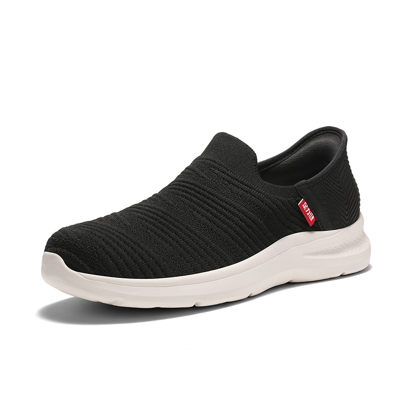 ZULIZ Mid To Senior Slip on Shoes Cushioning Abrasion Resistant Lightweight Slip Resistant Low top