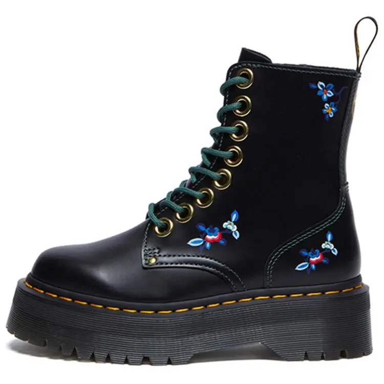 Dr.Martens Cow Leather Combat Boots Unisex Black