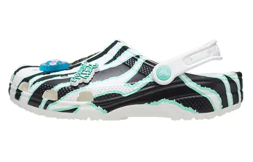 Crocs X Ron English Classic Clogs 'Animal Stripes'