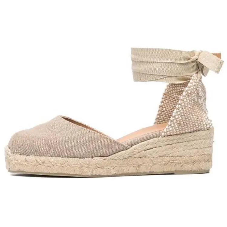 Castañer Carina /3/002 Ankle Strap Wedge Espadrilles Women's