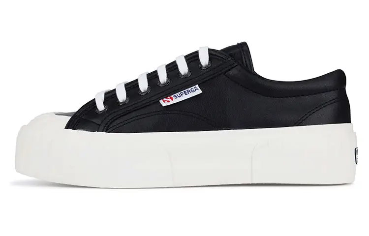 SUPERGA Leather Low top Skateboard Shoes Women's