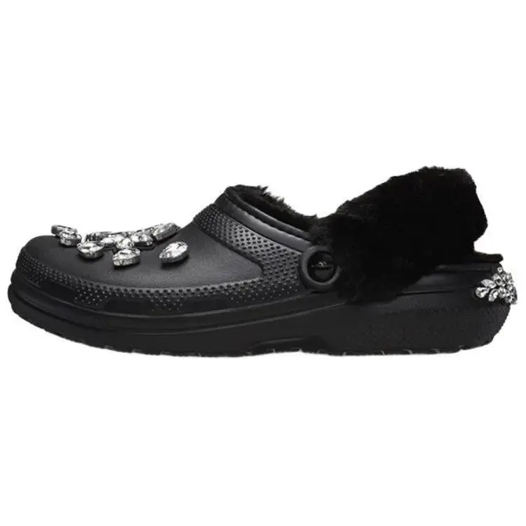 Crocs Classic Lined Clog Simone Rocha Black Women's