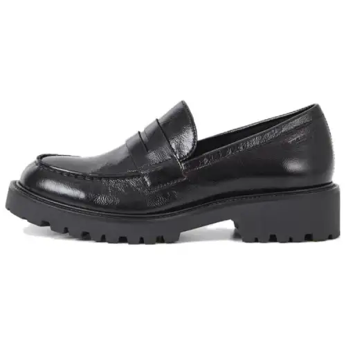 VAGABOND SHOEMAKERS Kenova Patent Leather Loafers 4cm Women's Black