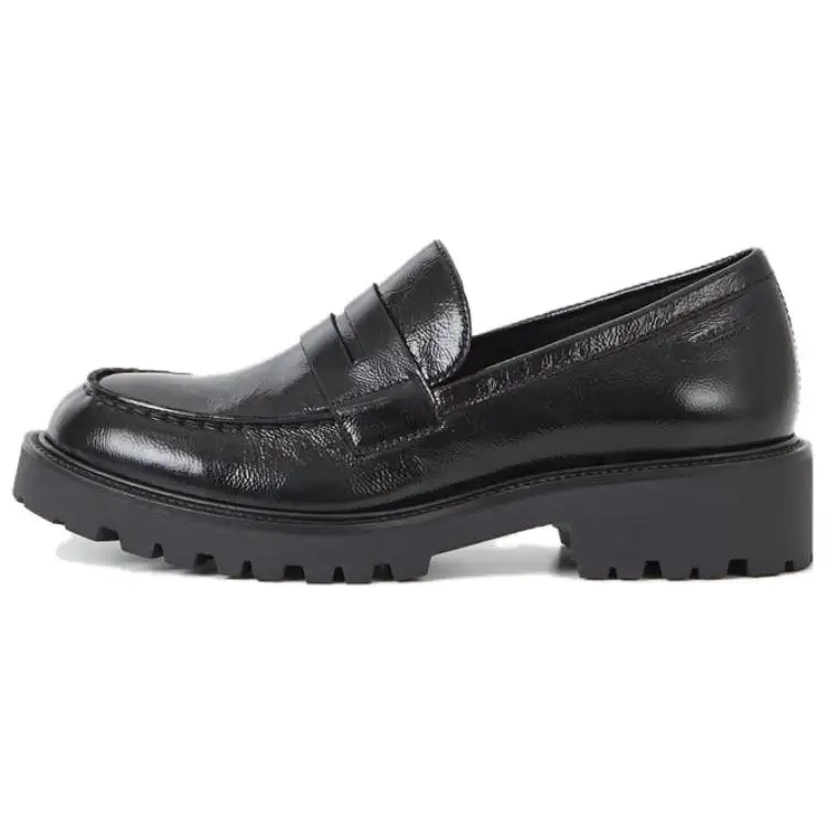 VAGABOND SHOEMAKERS Kenova Patent Leather Loafers 4cm Women's Black