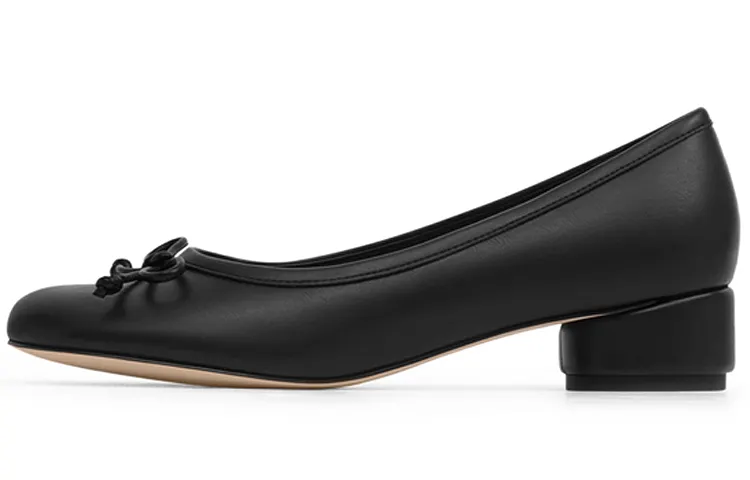 CHARLES&KEITH Pu Block Heel Mary Jane Shoes Women's