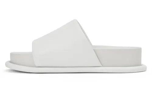 CHARLES&KEITH Composite Sole Quiet Slide Slippers Women's White