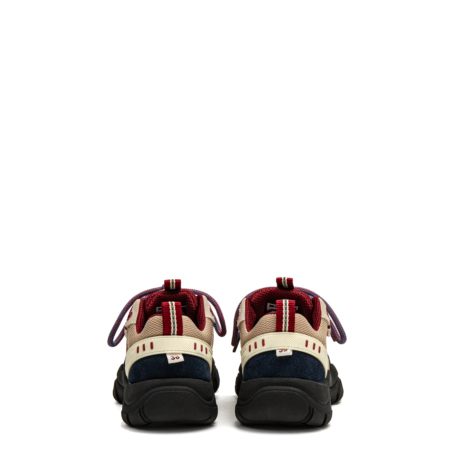 OICIRCLE Cow Suede Cushioning Low top Mountaineering Shoes Women’s Ancora Red