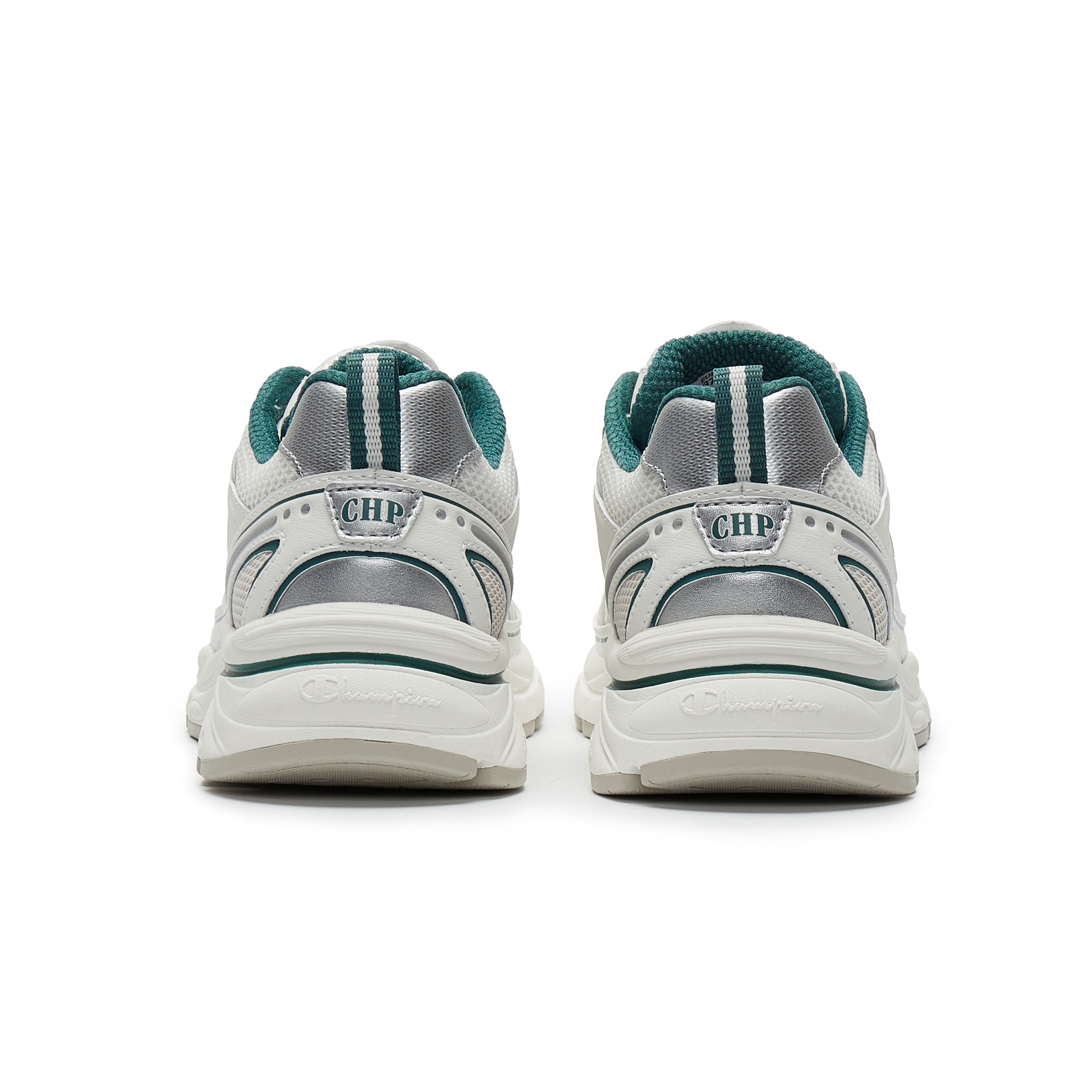 Champion Fabric Low top Running Shoes Men’s Milk White/Fir Green