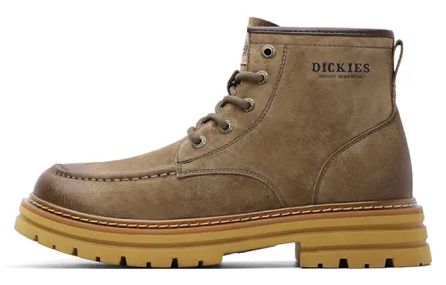 Dickies Short Mid Calf Combat Boots Men's Camel