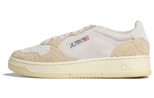 AUTRY Logo-patch Panelled Leather Sneakers