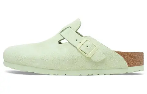 Birkenstock Quick Dry Closed Toe Slippers Unisex Light Green Regular