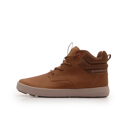 CAT Proxy Hi Slip Resistant High top Outdoor Casual Shoes Unisex Brown