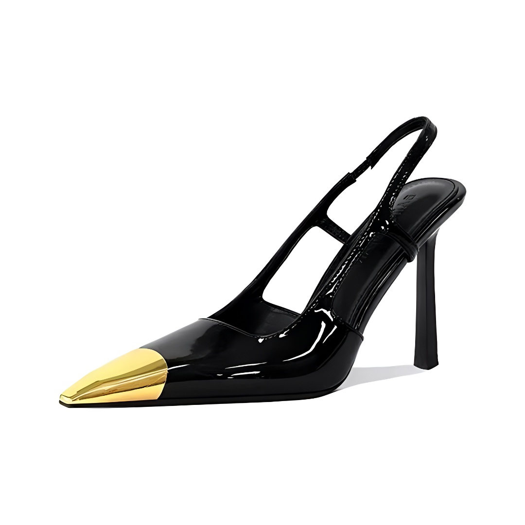Feo Dvke Iron Duke microfiber leather, fashionable, versatile, comfortable and high-end, sexy and trendy, stiletto heels, women's gift box