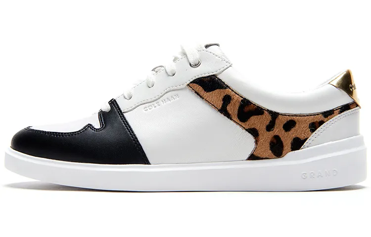 COLE HAAN Cow Leather Low top Skateboard Shoes Women's White