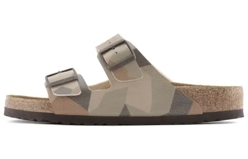 Birkenstock Arizona EVA Abrasion Resistant Slide Slippers Unisex Camouflage Brown