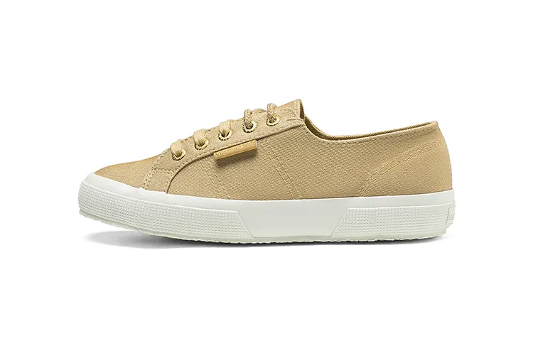 SUPERGA Low top Canvas Shoes Women's Beige
