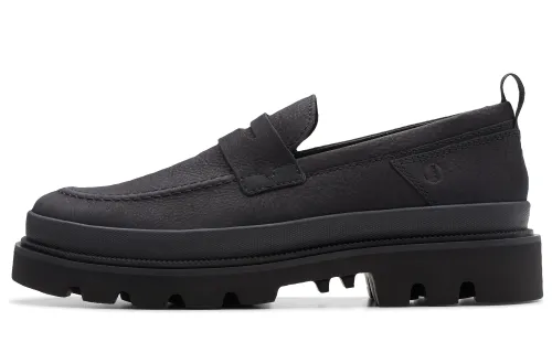 Clarks Cow Leather Casual Shoes Men's Black