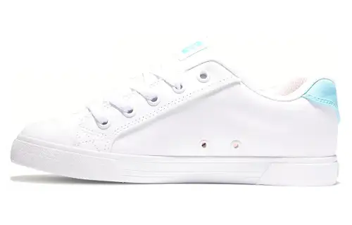DC Shoes Chelsea Plus Slip Resistant Cushioning Low top Skateboard Shoes Women's White