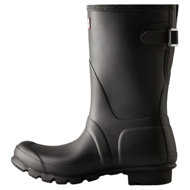 HUNTER Waterproof Abrasion Resistant Cushioning Slip Resistant Rain Boots Women's Black