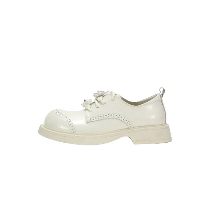 Teenie Weenie Cow Leather Loafers 5CM Women's